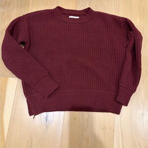 Aeropostale Women's Burgundy Sweater